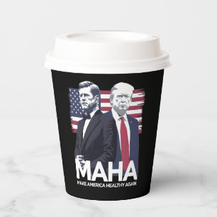Macht Amerika wieder gesund Pappbecher