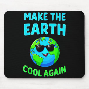 Macht die Erde wieder cool Öko-Freunde Mousepad