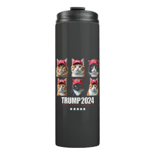 Macht die Katzen wieder sicher Maga Trump-Wahl Thermosbecher