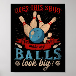 Macht dieses Shirt meinen Blick groß - lustiger Bo Poster