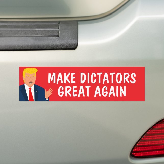 Macht Diktatoren wieder großartig gegen Trump Autoaufkleber (Auf Auto)