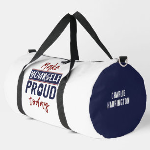 "Macht euch stolz" individuelle Name Duffle Bag
