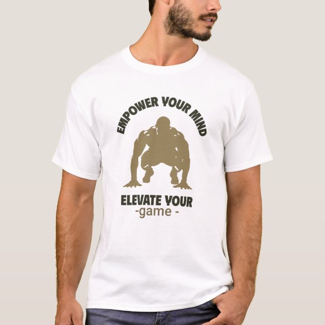 Macht Euren Geist fit und erhöht Ihr Spiel T-Shirt (Vorderseite)