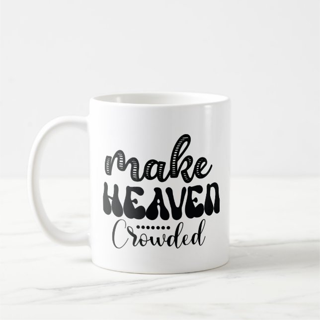 Macht Himmel überfüllt Kaffeetasse (Links)