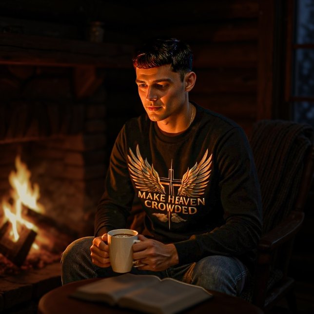 Macht Himmel überfüllt Tri-Blend Shirt (Von Creator hochgeladen)