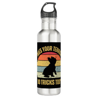 Macht Ihre Terrier auch Tricks? Edelstahlflasche