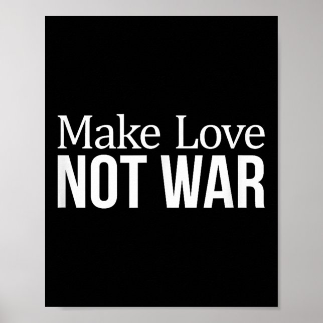 Macht Liebe - Nicht Krieg -  Poster (Vorne)