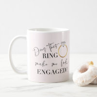 Macht mich dieser Ring Verlobt kalligrafisch ausse