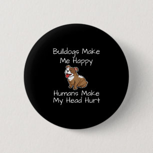 Macht mich glücklich Menschen meinen Kopf verletze Button