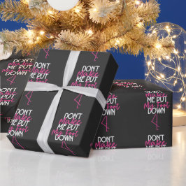 Macht mich nicht zum Verleumden - Flamingo Geschenkpapier