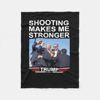 Macht mich stärker Trump 2024-Shirt Fleecedecke