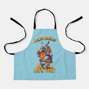 Macht Nachos nicht Krieg. Funny RHINO von CallisC  Schürze