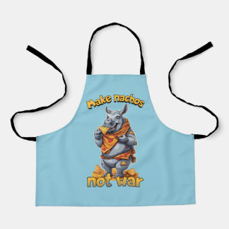 Macht Nachos nicht Krieg. Funny RHINO von CallisC Schürze