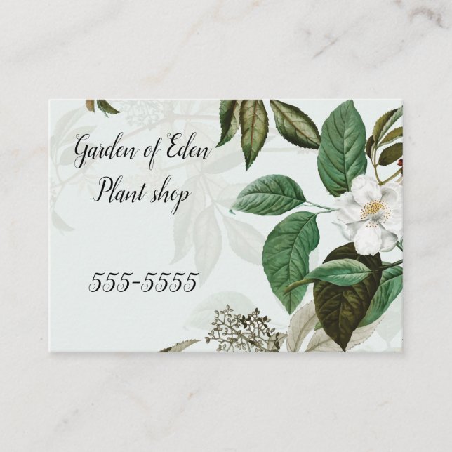 Mächtig, 3,5" x 2,5" Visitenkarte (Vorderseite)