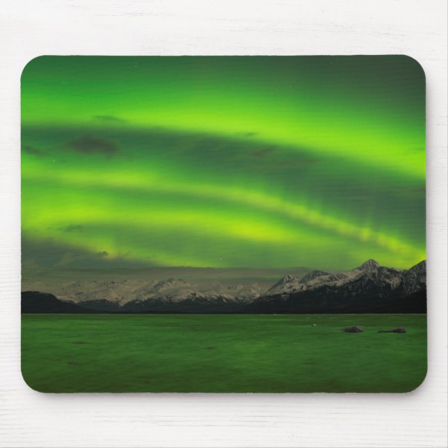 Mächtige Aurora Mousepad (Vorne)