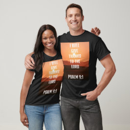 mächtige Gottes Zitate " Ich werde danken T-Shirt