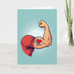 Mächtige Mutter Stärke Liebe Kunstkarte Karte