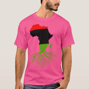Mächtige Roots African Black History Month BLM Afr T-Shirt