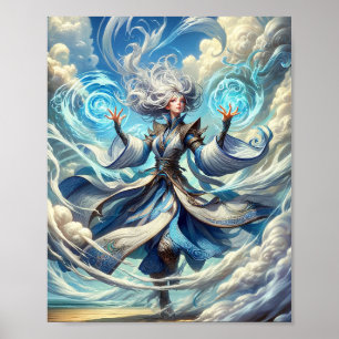 Mächtige Windmagierin: Ein Sturm des Zaubers Poster