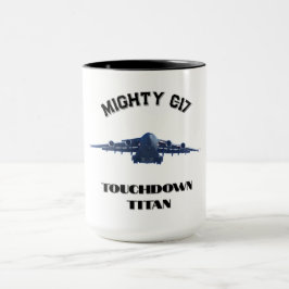 Mächtiger C-17, Touchdown-Titan Tasse