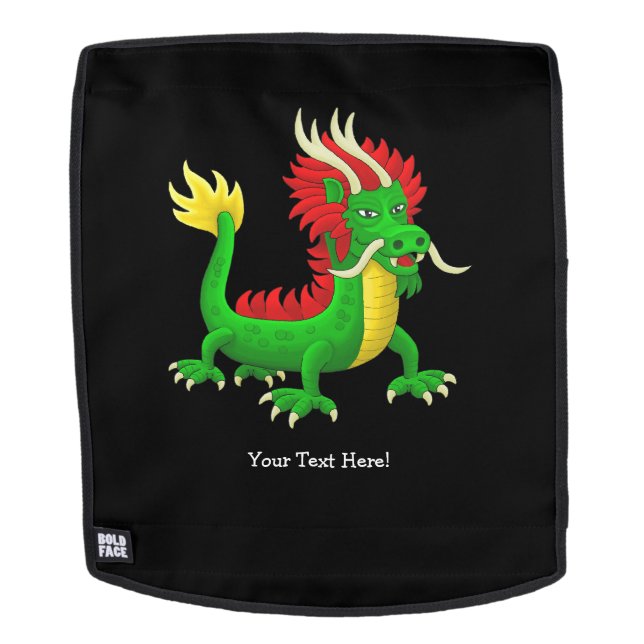 Mächtiger chinesischer Drache Rucksack (Abnehmbare Front)