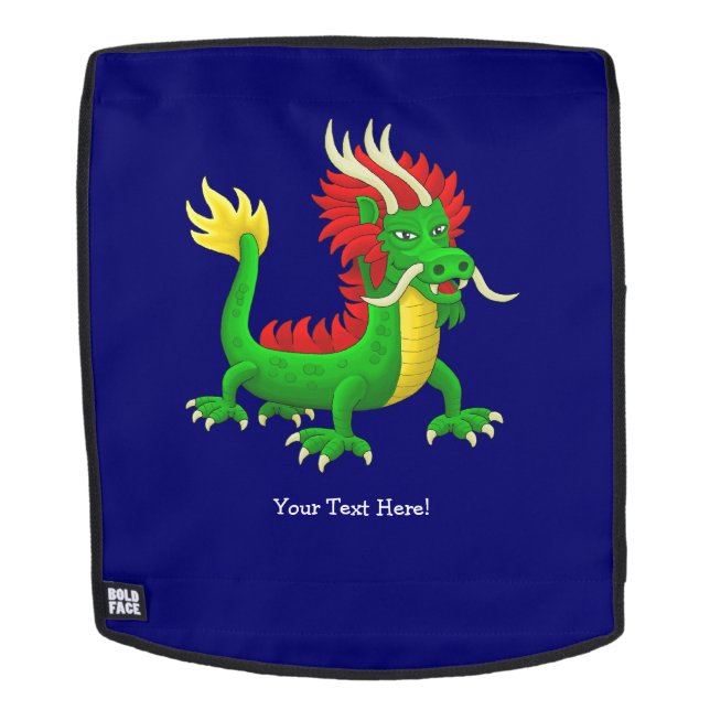 Mächtiger chinesischer Drache Rucksack (Abnehmbare Front)
