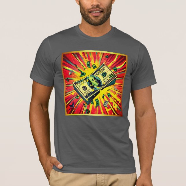 Mächtiger Dollar T-Shirt (Vorderseite)
