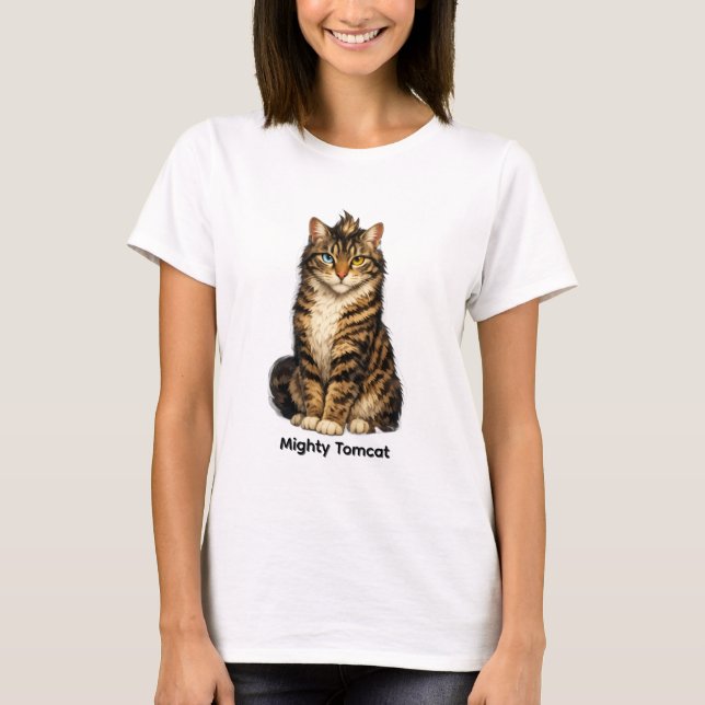 Mächtiger Tomcat T-Shirt (Vorderseite)