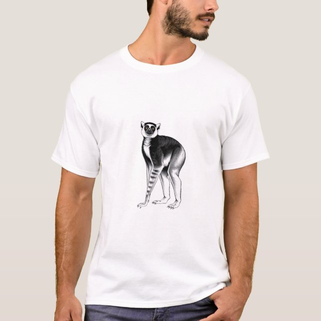 Mächtiges Sifaka: Entfesseln Sie Ihre innere Stärk T-Shirt (Vorderseite)