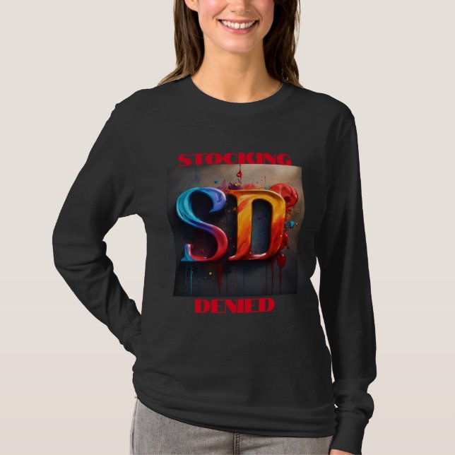 "Machtvoller Wächter: Schwarzes Halbschlaf für Fra T-Shirt (Vorderseite)