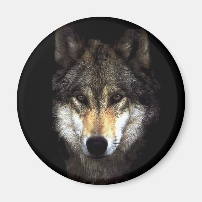 Machtwolf Magnet (Vorne)
