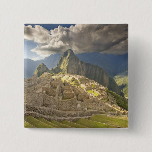Machu Picchu, antike Ruinen, UNESCO Welt 2 Button