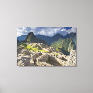 Machu Picchu, antike Ruinen, UNESCO Welt 3 Leinwanddruck