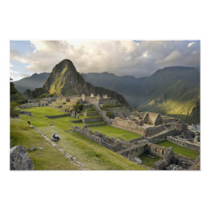 Machu Picchu, antike Ruinen, UNESCO-Welterbe Fotodruck