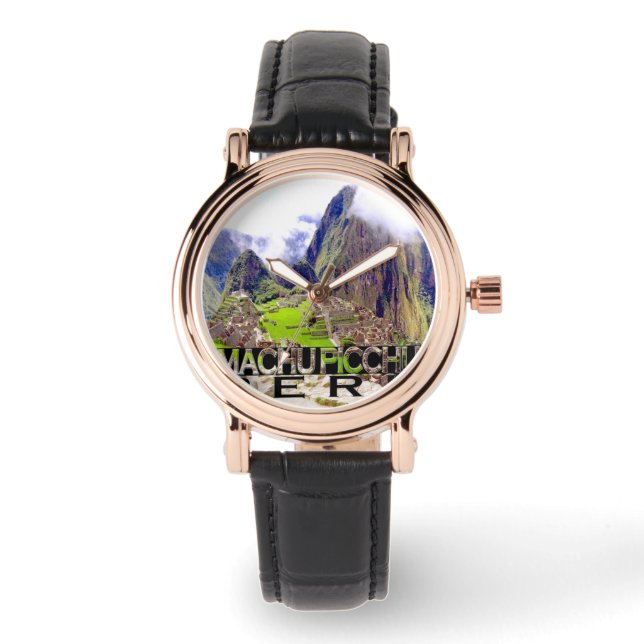 Machu Picchu Armbanduhr (Vorderseite)