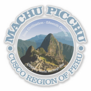 Machu Picchu Aufkleber
