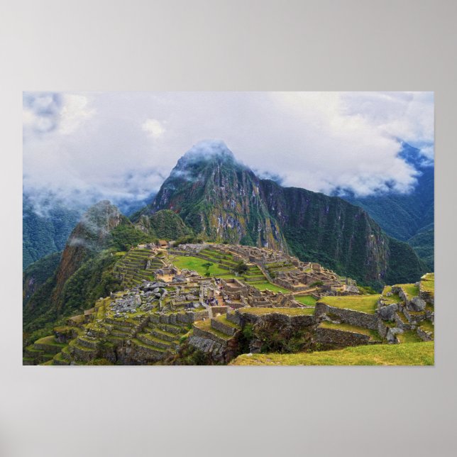 Machu-Picchu-Aussicht, Peru Poster (Vorne)
