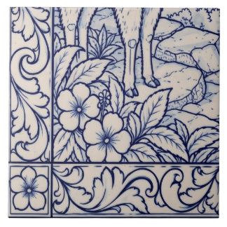 Machu Picchu Azulejo-Wandbild 5 von 6 unten links Fliese