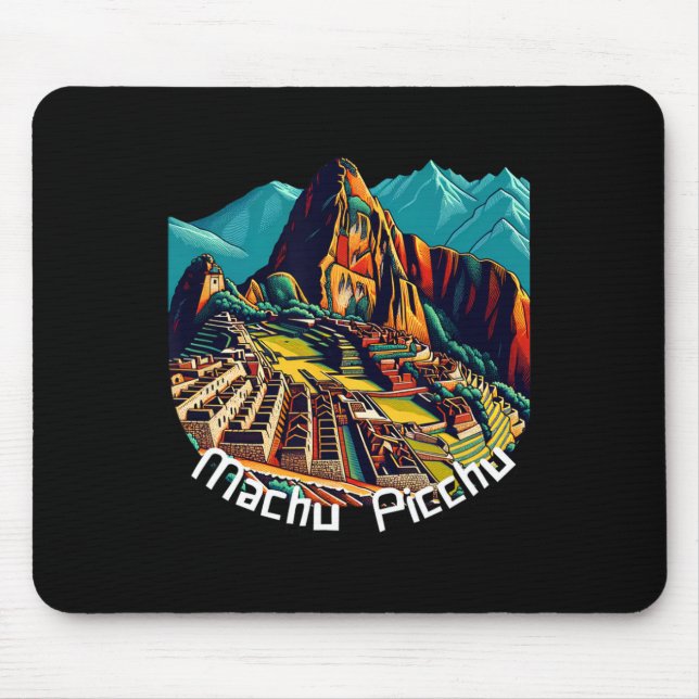 Machu Picchu Cusco Peru Inka-Trail Machu Picchu  Mousepad (Vorne)