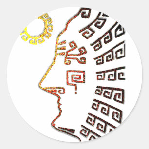 Machu Picchu Cusco Peru Runder Aufkleber