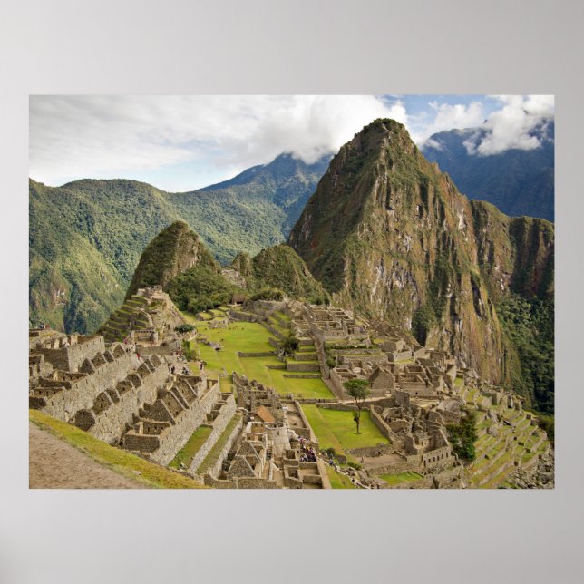 Machu Picchu, die Stadt in Peru Poster (Vorne)