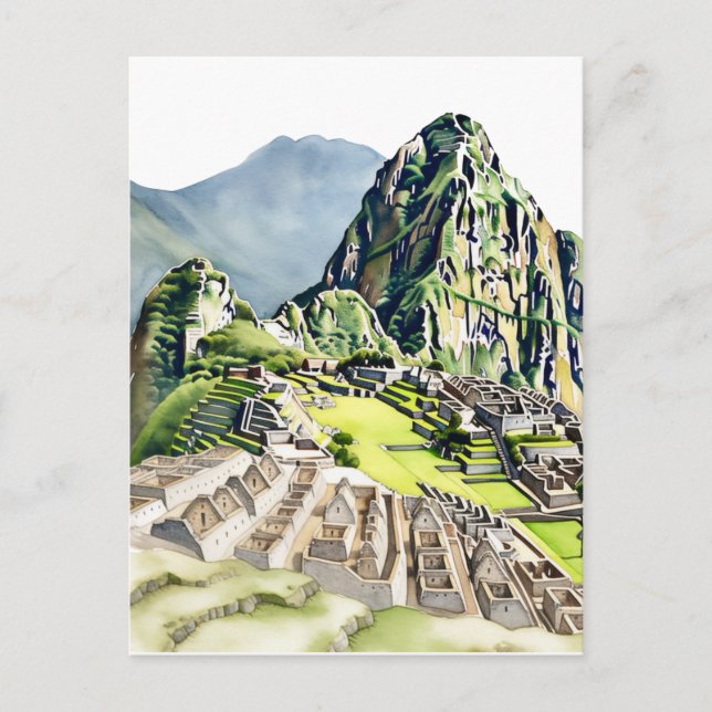 Machu Picchu: Die zeitlose Stadt Postkarte (Vorderseite)