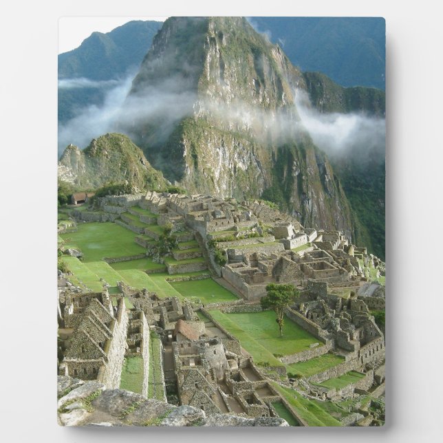 Machu Picchu Fotoplatte (Vorderseite)