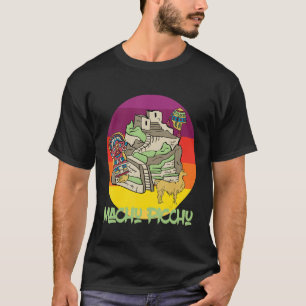 Machu Picchu Inca Peru Camel Ruined city South Ame T-Shirt