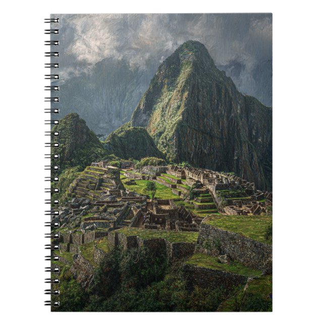 Machu Picchu Mystique-Notebook Notizblock (Vorderseite)