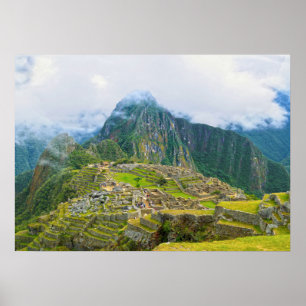 Machu Picchu Overlook, Peru Poster
