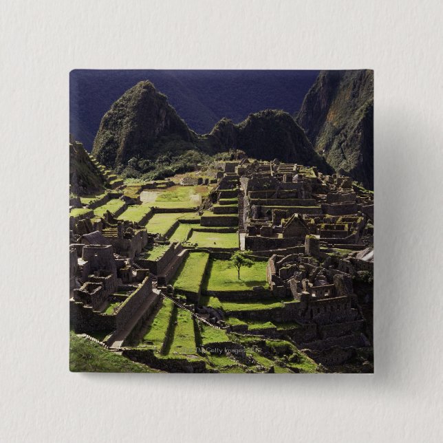 Machu Picchu, Peru Button (Vorderseite)