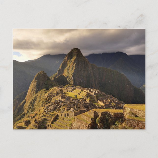 Machu Picchu, Peru   "Die verlorene Stadt der Inka Postkarte (Vorderseite)
