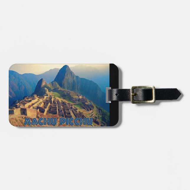 Machu Picchu Peru Gepäckanhänger (Vorderseite horizontal)