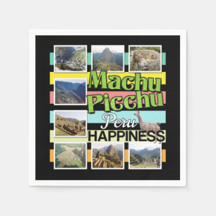 Machu Picchu Peru Glück Serviette